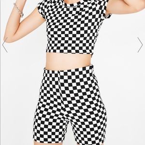 Checker two piece set